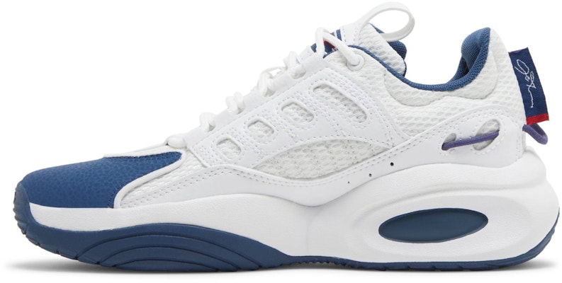 (Grade School) Reebok Solution Mid 'White Batik Blue' GY9868 Lookbook (Grade School) Reebok Solution Mid 'White Batik Blue' GY9868