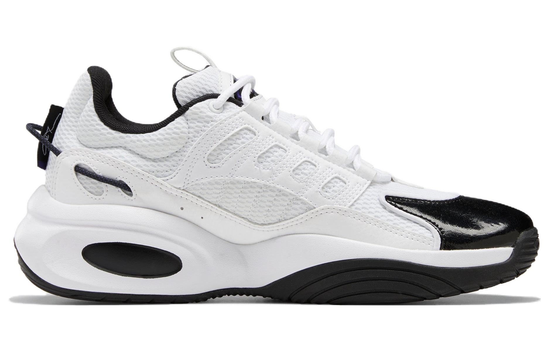 Order Reebok Solution Mid 耐磨防滑透氣 低幫 復古籃球鞋 男女同款 白黑