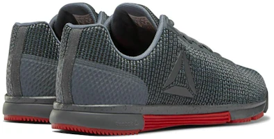 Shop Reebok Speed TR Flexweave 耐磨防滑減震 低筒訓練鞋 灰紅