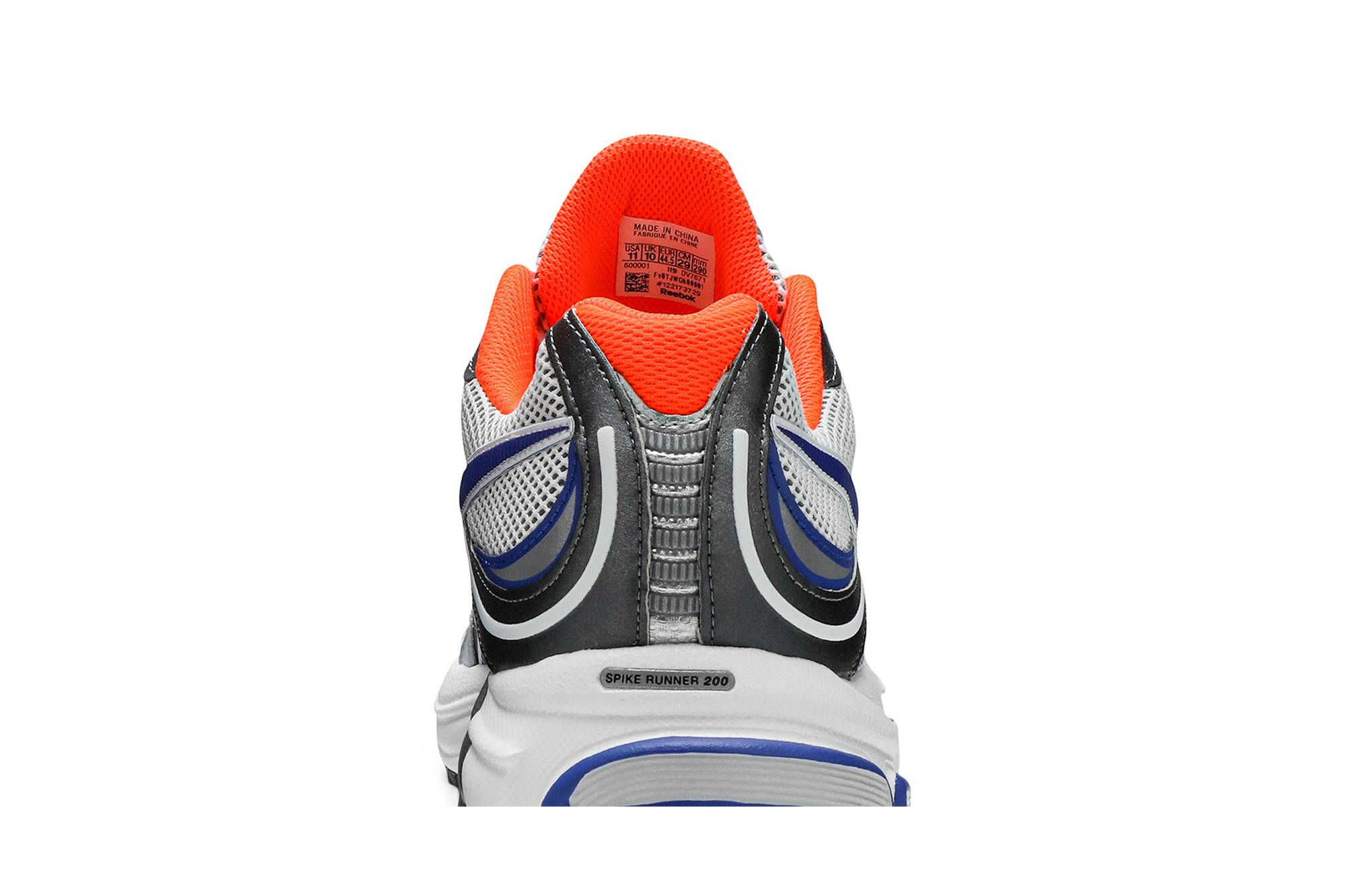 Sizing Reebok Spike Runner 200 'Blanco Cobalto y Aleación' DV7671