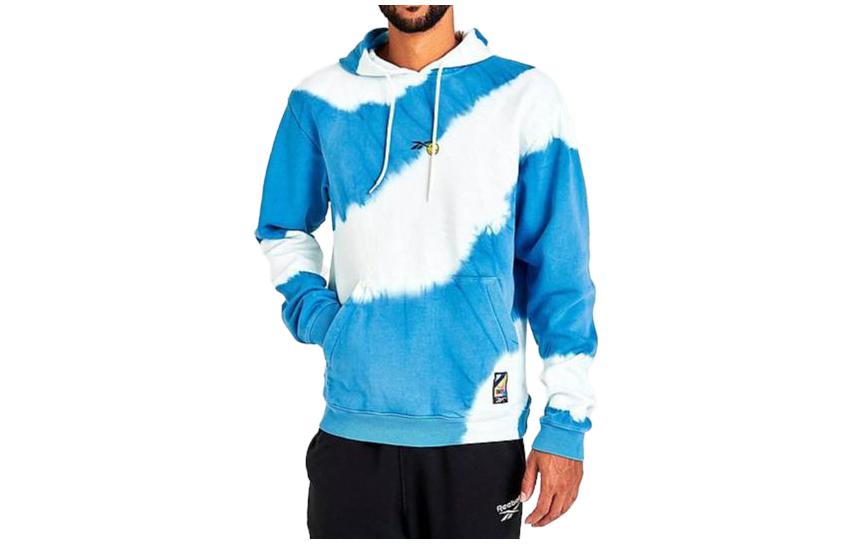 Reebok SS23 Smiley Face Hoodie Unisex Blue HI4000-170