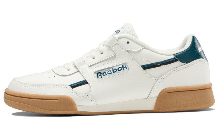 Reebok Strength Non-Slip Wear-Resistant Shock Absorption Fashion Casual Skate Shoes Unisex Beige Green GV9752