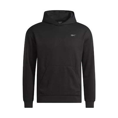 Reebok Strength Logo Black Pullover Hoodie with Print Design 100070728