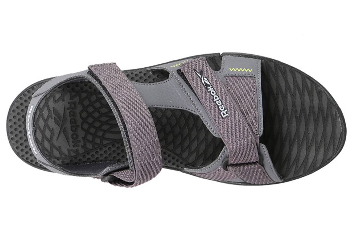 Shop Reebok Swim Hodor Sandalen Grau Schwarz Klettverschluss Offene Spitze Flach. EX3992