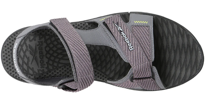 Reebok Swim Hodor Sandalen Grau Schwarz Klettverschluss Offene Spitze Flach. EX3992 Shop Reebok Swim Hodor Sandalen Grau Schwarz Klettverschluss Offene Spitze Flach. EX3992
