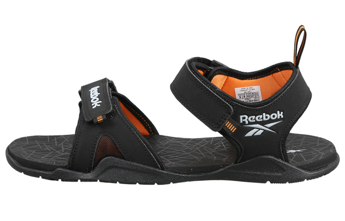 Reebok Swim Aztrix Black Orange Sandals 'Black Orange' EX6044