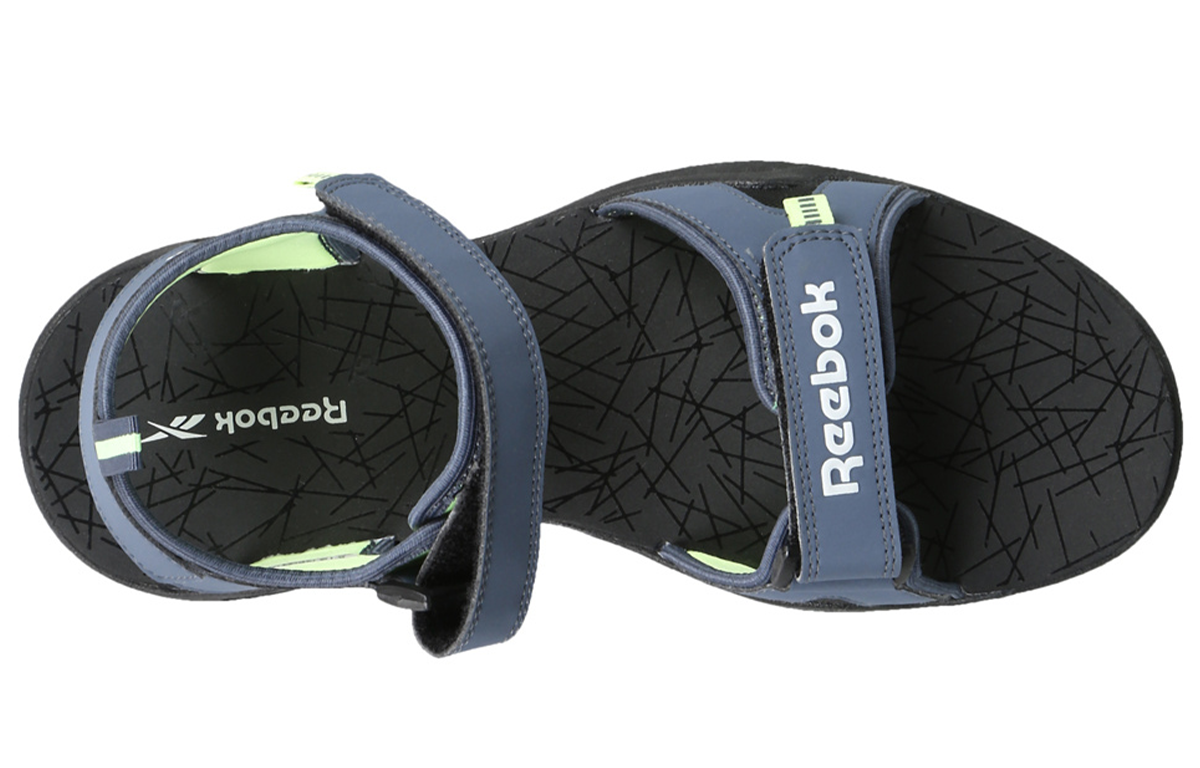 Shop Reebok Swim Aztrix LP Sandals 'Blue Green Black' EW4153