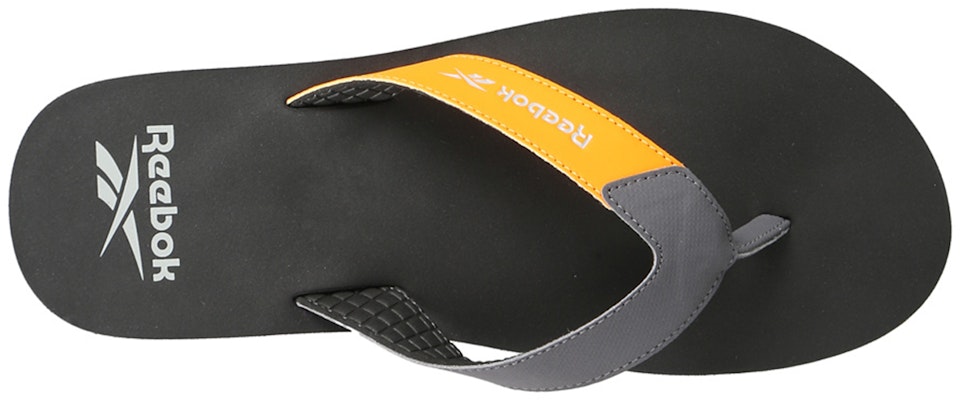 Reebok Swim Core Flip Slides 'Black Grey Orange' EW4182 Shop Reebok Swim Core Flip Slides 'Black Grey Orange' EW4182