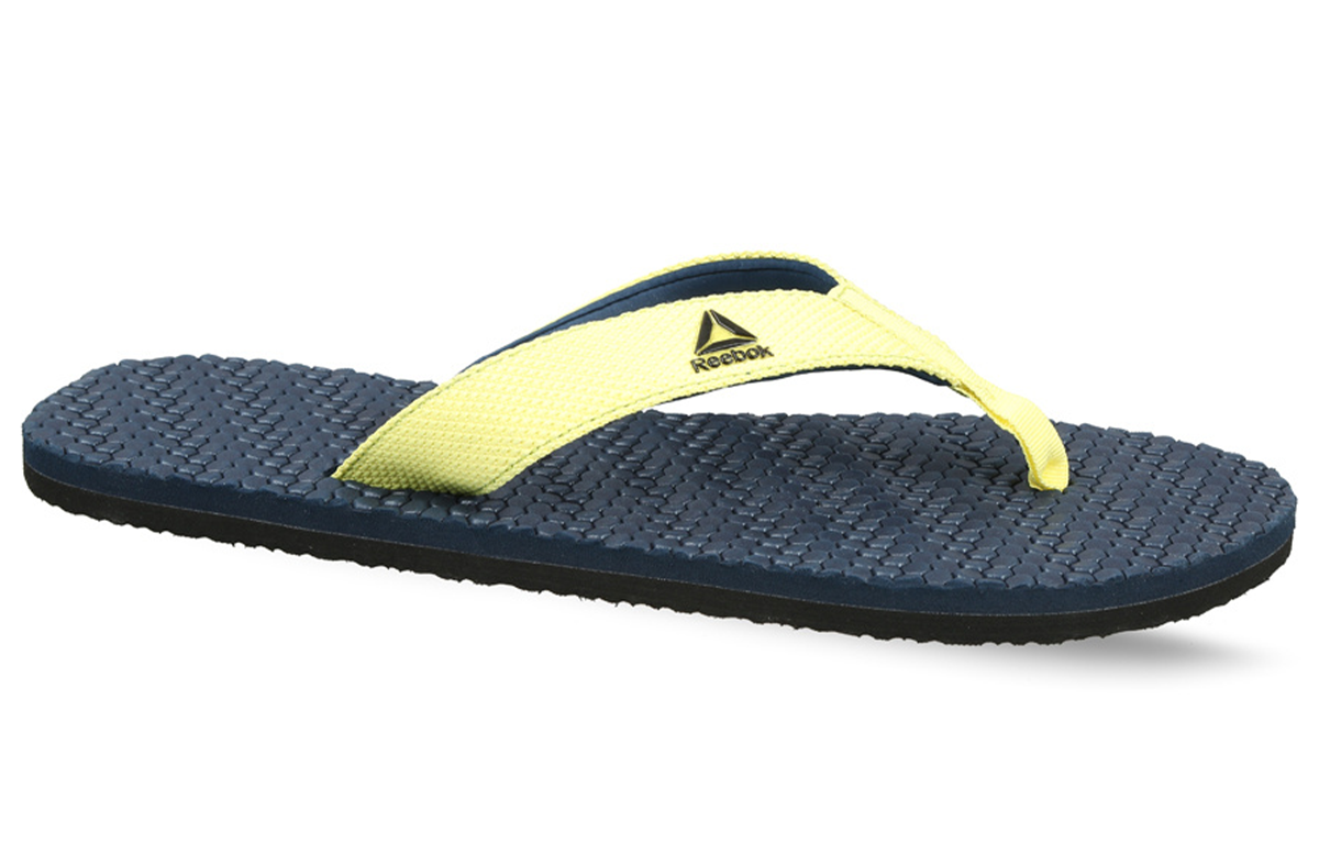 Lookbook Reebok Swim Hexa Flip Lp Sandalias Azul Amarillo 'Azul Amarillo' EG0206