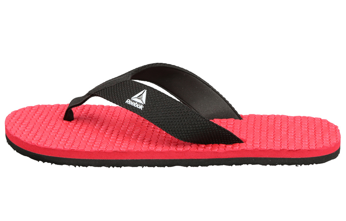 Reebok Swim Hexa Flip Red Black Slippers 'Red Black' DV7740