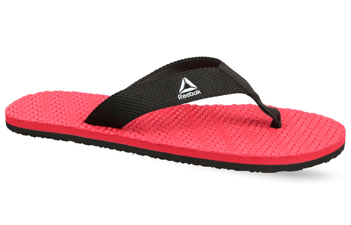 Lookbook Reebok Swim Hexa Flip Red Black Slippers 'Red Black' DV7740