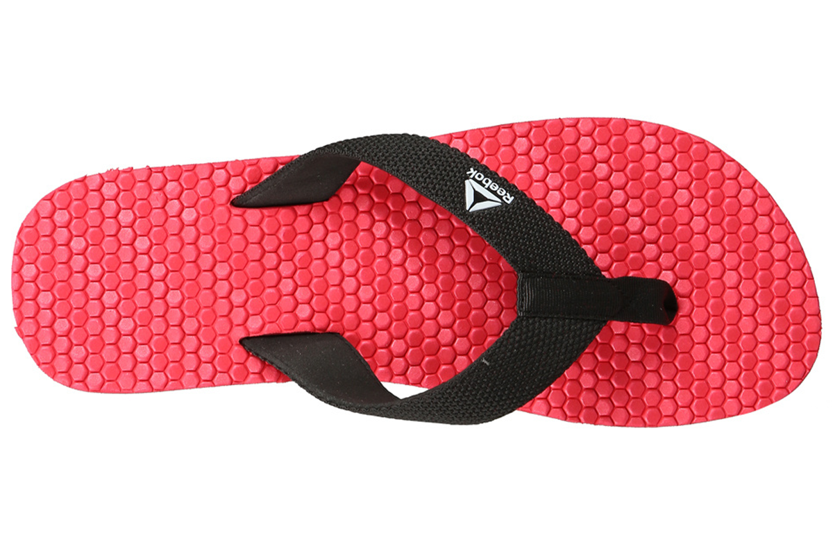 Shop Reebok Swim Hexa Flip Red Black Slippers 'Red Black' DV7740