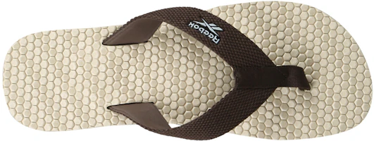 Shop Reebok 泳裝 Heza 夾腳拖鞋 棕色