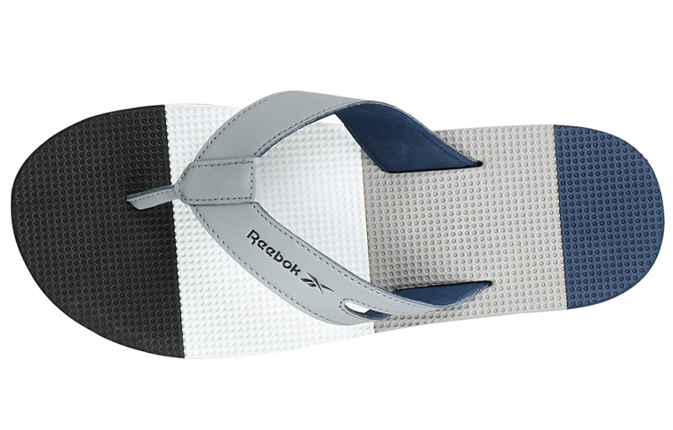 Shop Reebok Swim Jk Flip 'Black Grey Blue Colorblock' FV9949