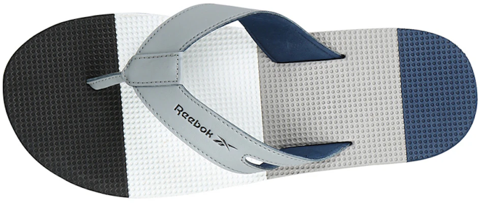 Reebok Swim Jk Flip 'Black Grey Blue Colorblock' FV9949 Shop Reebok Swim Jk Flip 'Black Grey Blue Colorblock' FV9949