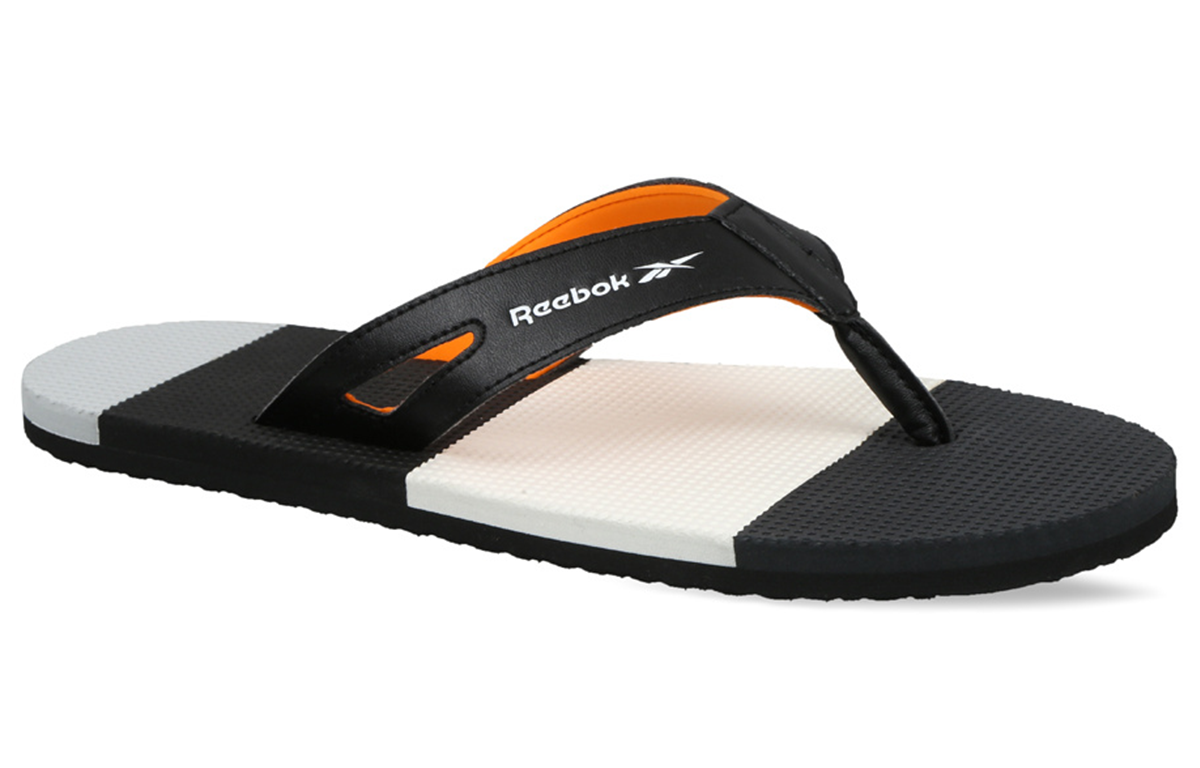 Lookbook Reebok Swim Jk Flip Slides 'Black Orange White' EW4202