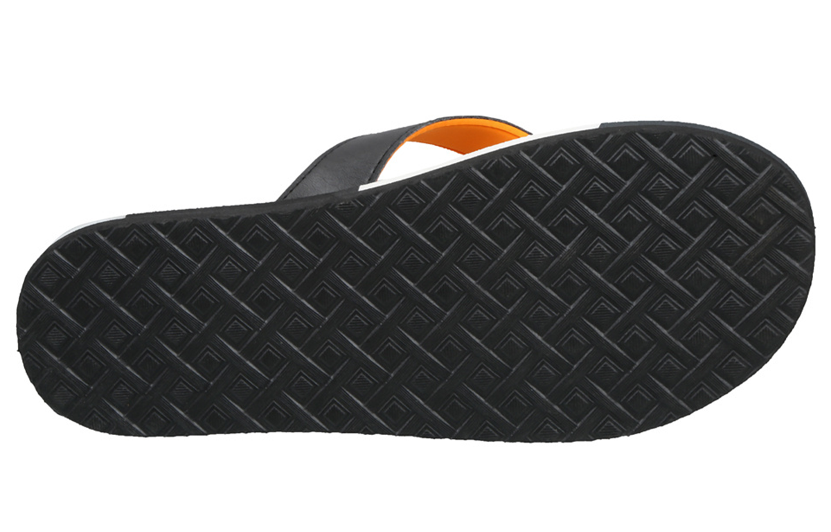 Details for Reebok Swim Jk Flip Slides 'Black Orange White' EW4202