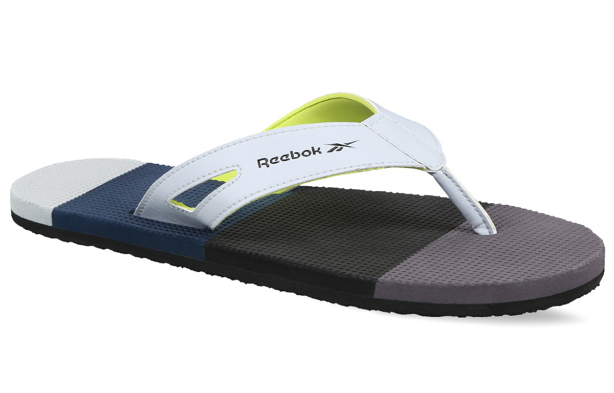 Lookbook Reebok Swim JK Flip Slides 'White Yellow' EW4200