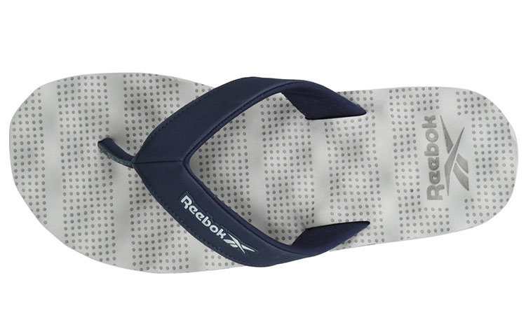 Shop Reebok Swim Leo Flip Slides 'Grey Blue' EW4169