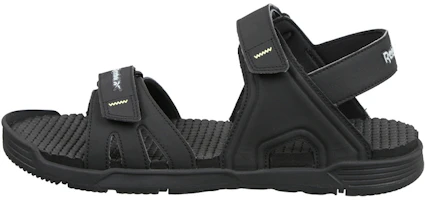 Reebok Swim Mobo Harris 'Magic Tape Open-Toe Flat Sports Sandals Black' EW4210 Reebok Swim Mobo Harris 'Magic Tape Open-Toe Flat Sports Sandals Black' EW4210