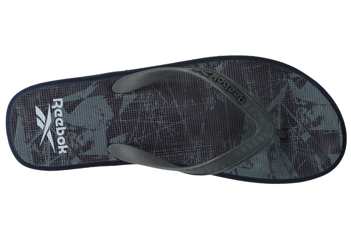 Shop Reebok Swim Russel Flip Slides 'Grey Blue' EW4229