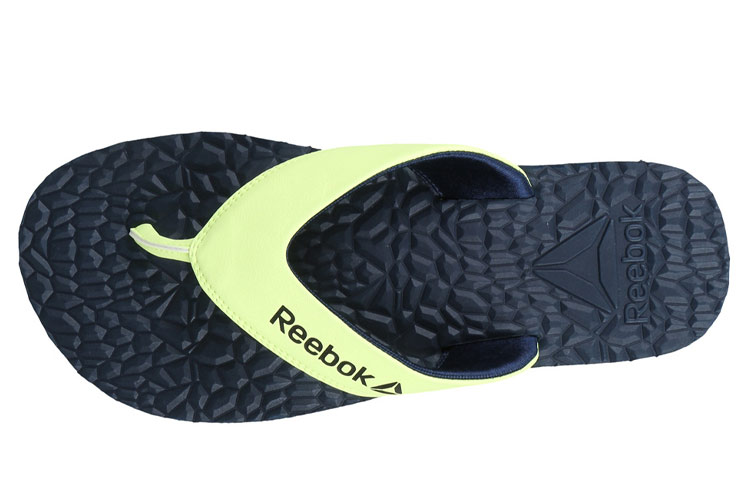 Shop Reebok Swim Stone Flip Slipper 'Yellow-Blue' EW4218