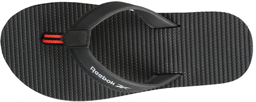 Shop Reebok Swim Ultra Flip 軟底舒適 平跟人字運動拖鞋 黑紅