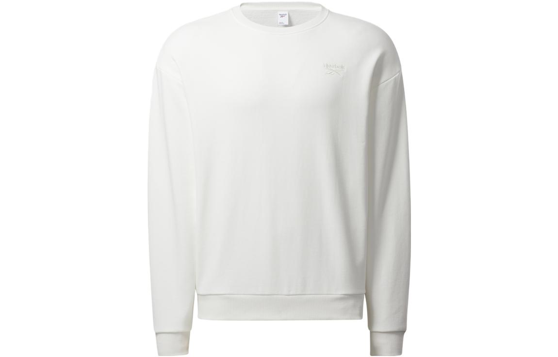 Reebok SWT Colorblock Ribbed Crewneck Loose Fit Sweatshirt Pink White Unisex HN1544