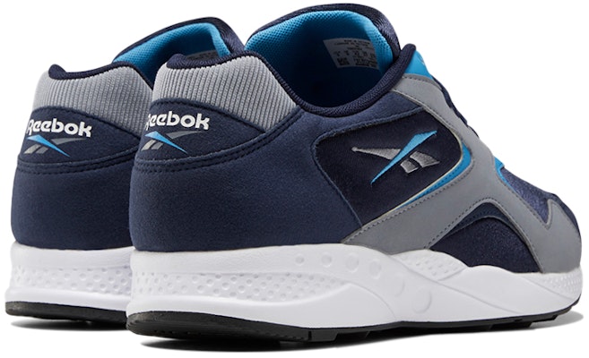 Reebok Torch Hex 舒適耐磨防滑 復古跑步鞋 男女同款 藏藍灰 Shop Reebok Torch Hex 舒適耐磨防滑 復古跑步鞋 男女同款 藏藍灰