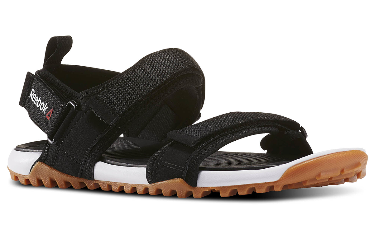 Lookbook Reebok Trail Serpent IV Black Rubber Sandals 'Black Brown' BD5554