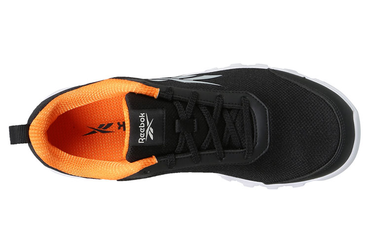Shop Reebok Training Revolution 輕便透氣 低筒運動跑步鞋 黑橙