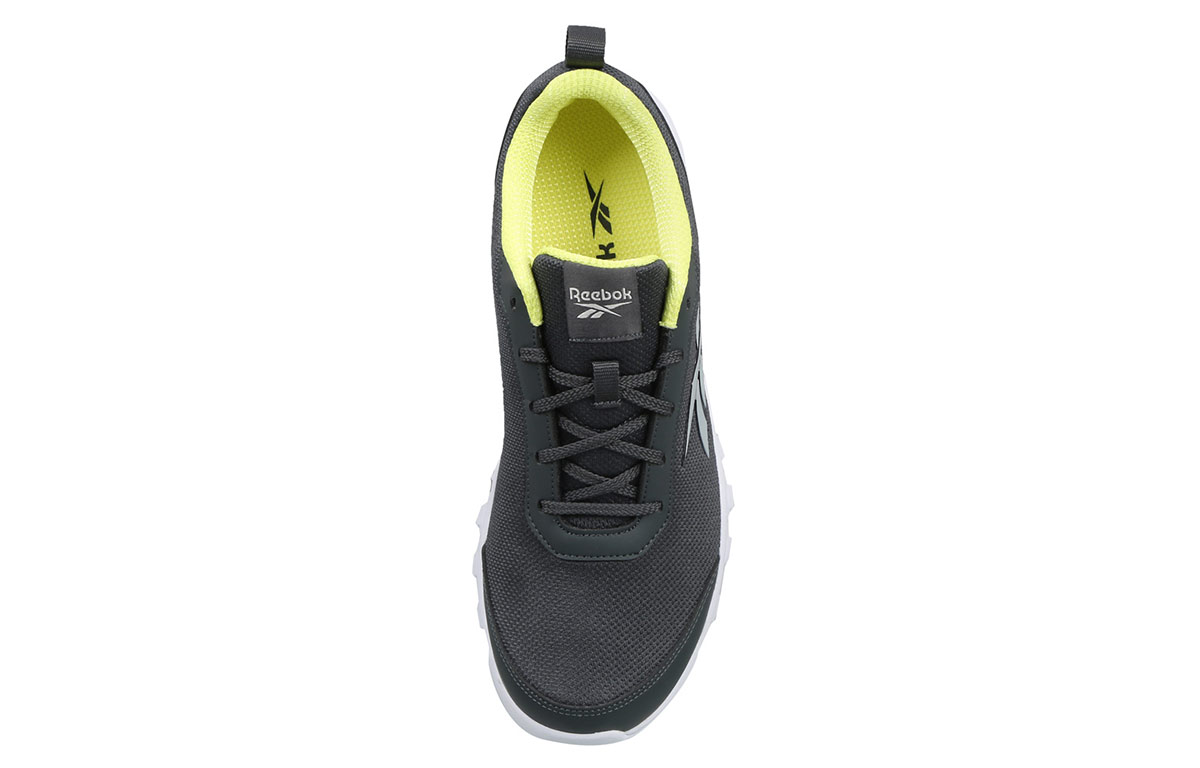 Shop Reebok Training Revolution ''Leichter Atmungsaktiver Low-Top Laufschuh Grau Grün'' EW4317
