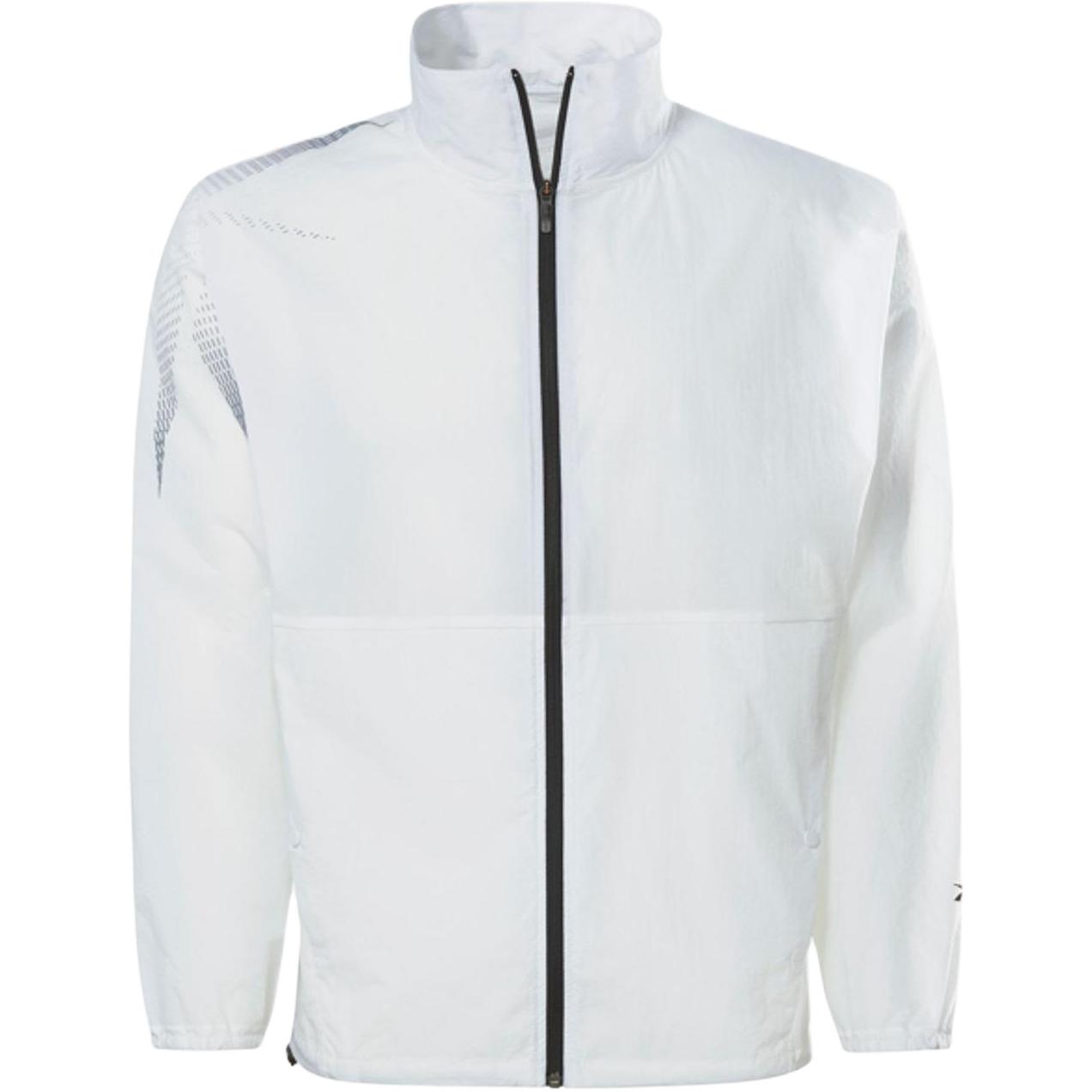Reebok TS Track Jacket Waterproof Zip-Up Sports Jacket Unisex White GL2592