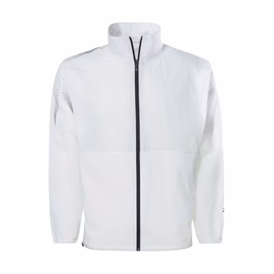 Reebok TS Track Jacket Waterproof Zip-Up Sports Jacket Unisex White GL2592