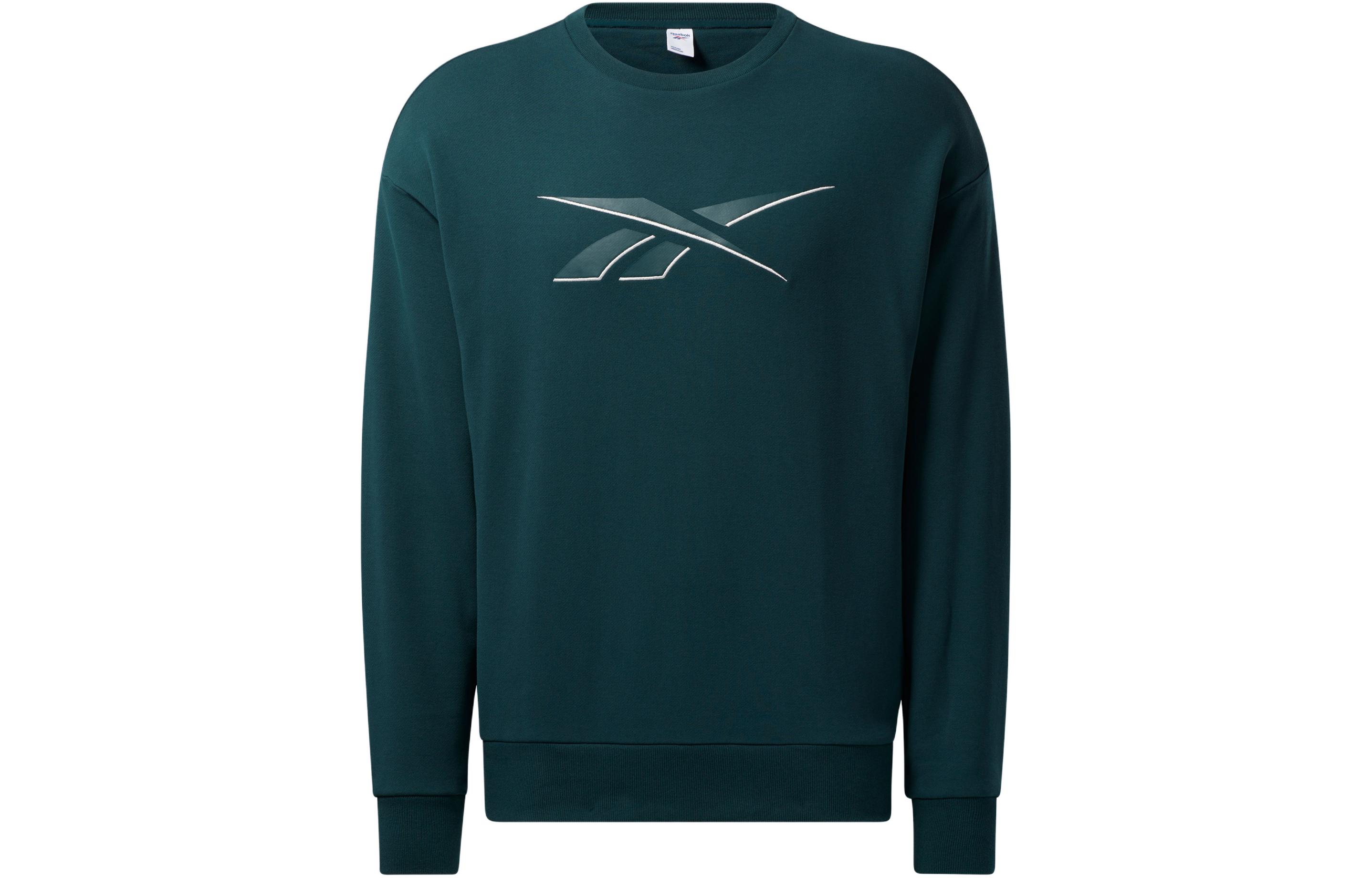 Reebok U Classics PF KN Logo Crewneck Sweatshirt Unisex Green GP7152