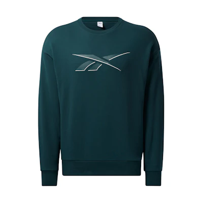 Reebok U Classics PF KN Logo Crewneck Sweatshirt Unisex Green GP7152
