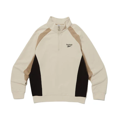 Reebok Unisex Beige Casual Sportswear Fashion Sweatshirt RETS4EM15I1