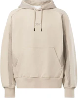 Reebok Unisex Beige Embroidered Lettering Pullover Hoodie Long Sleeve RMBB002C99FLE0015000 Reebok Unisex Beige Embroidered Lettering Pullover Hoodie Long Sleeve RMBB002C99FLE0015000