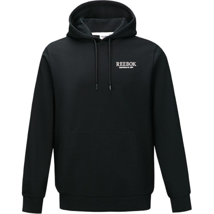 Reebok Unisex Black Comfort Casual Hoodie 24FRM309UGH0
