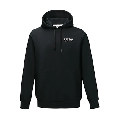 Reebok Unisex Black Comfort Casual Hoodie 24FRM309UGH0