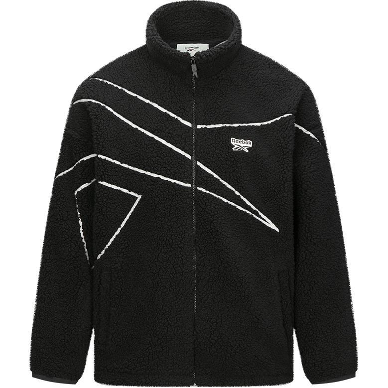 Reebok Unisex Black Long-Sleeve Casual Jacket 24FRM101UGH0