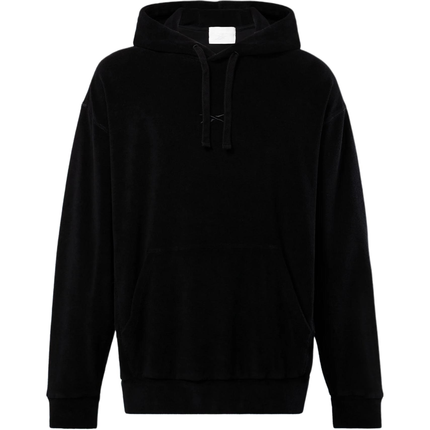 Reebok Unisex Black Pullover Hoodie Comfortable Casual Long Sleeve Sweater RMBB001C99FLE0021000