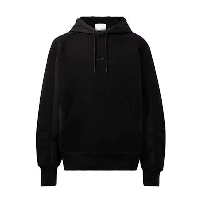 Reebok Unisex Black Solid Pullover Hoodie RMBB002C99FLE0011000