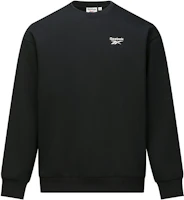 Reebok Unisex Casual Pullover Crewneck Long Sleeve Sweatshirt Black 24FRM307UGH0 Reebok Unisex Casual Pullover Crewneck Long Sleeve Sweatshirt Black 24FRM307UGH0