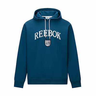 Reebok Unisex Casual Pullover Hoodie Blue 24FRC305UGBA