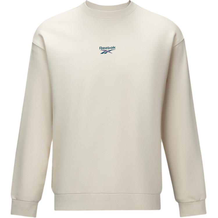 Reebok Unisex Casual Pullover Sweatshirt Beige 24FRM305UGM1