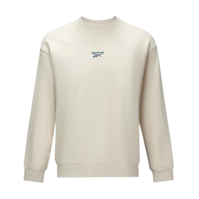 Reebok Unisex Casual Pullover Sweatshirt Beige 24FRM305UGM1