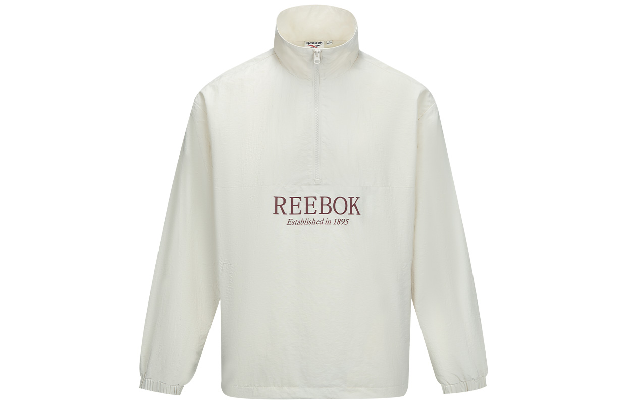 Reebok Unisex Casual Pullover Sweatshirt Off-White 24FRM311UGW2