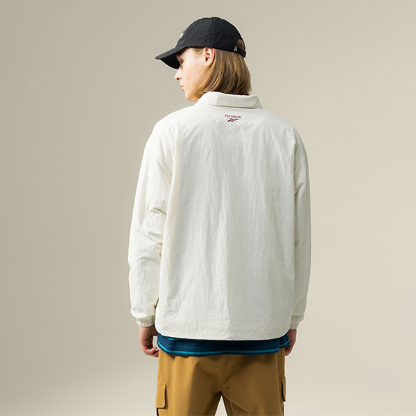 Sizing Reebok 男女休闲套头衫卫衣 米白色 24FRM311UGW2