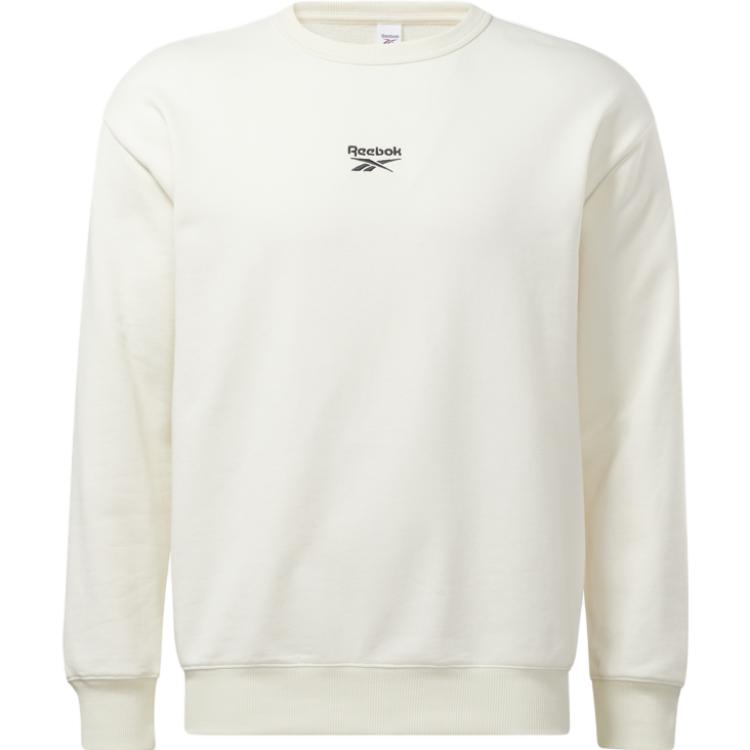 Reebok Unisex Classic White Crewneck Pullover Sweatshirt Casual Style HG1594
